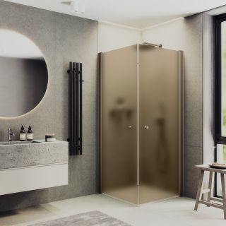 Душевой уголок MaybahGlass MGY-1298-2 80x80см бронза